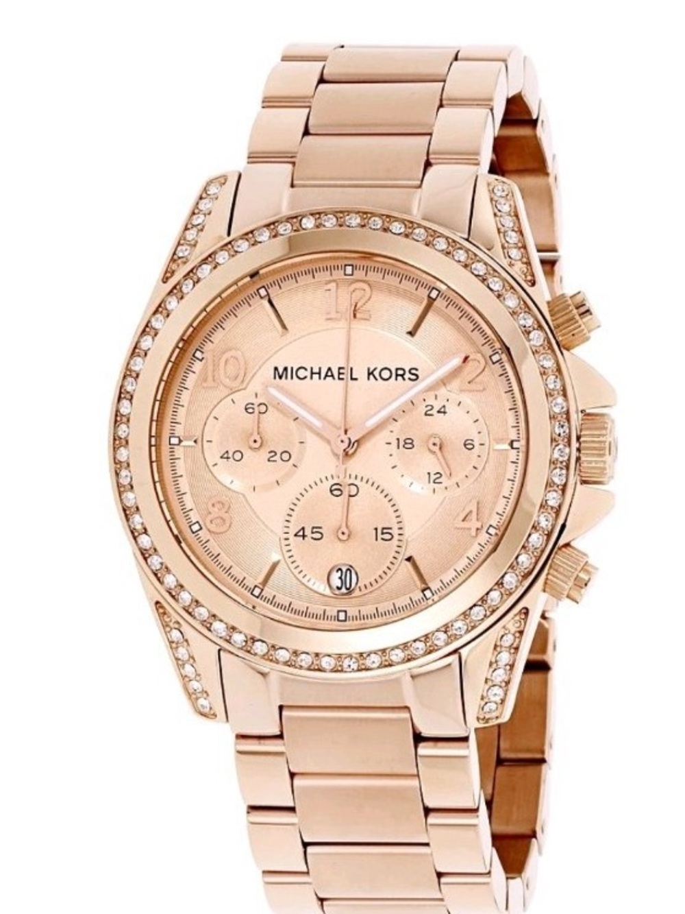 Michael Kors Blair Women's Rose Gold-Tone Chronograph watch